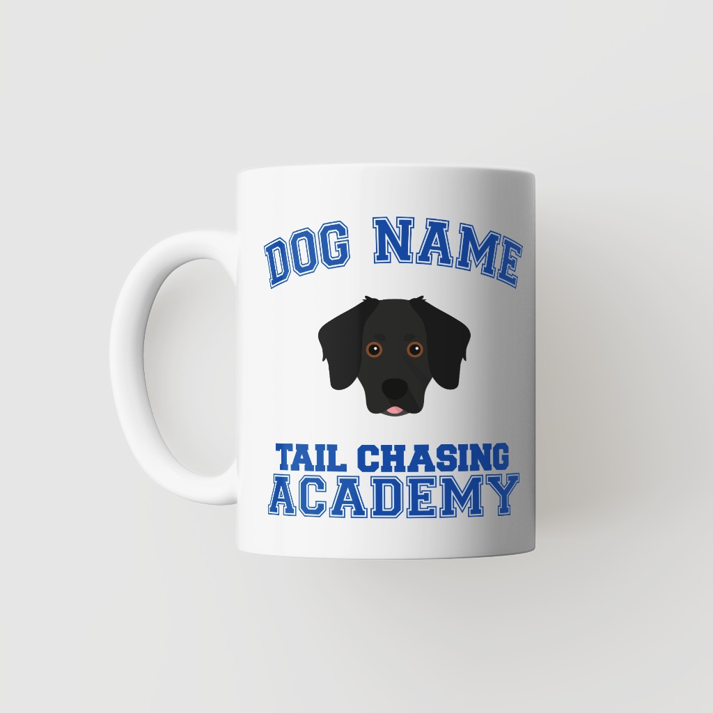 Tail Chasing Academy: Personalized {breedFullName} Mug
