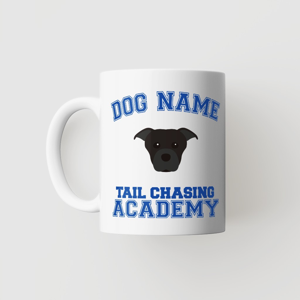 Tail Chasing Academy: Personalized {breedFullName} Mug