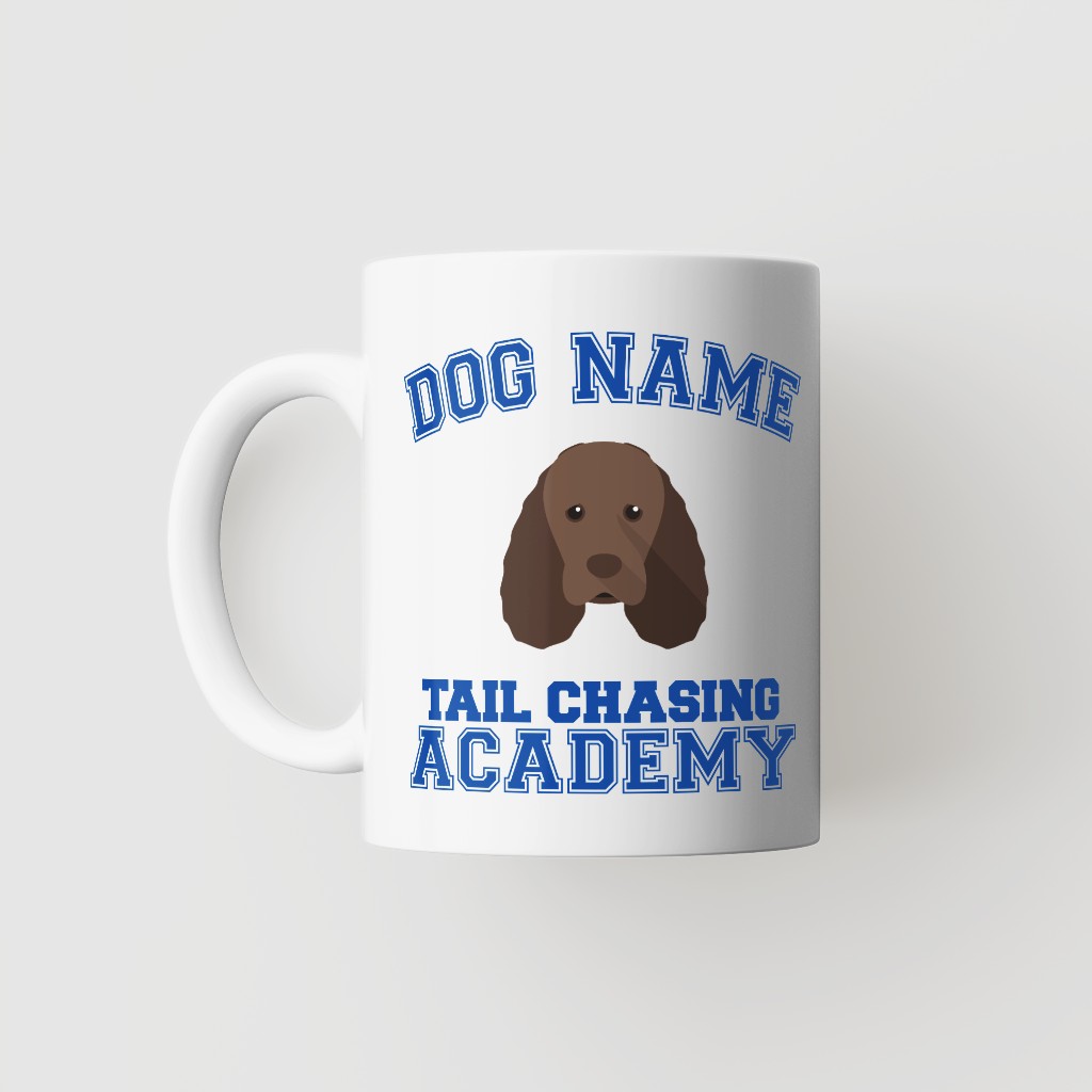 Tail Chasing Academy: Personalized {breedFullName} Mug