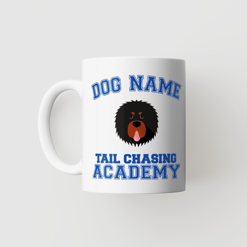 Tail Chasing Academy: Personalized {breedFullName} Mug