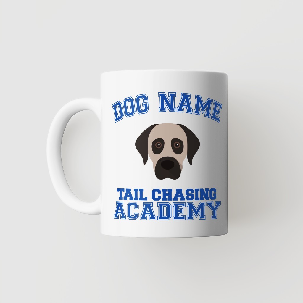 Tail Chasing Academy: Personalized {breedFullName} Mug