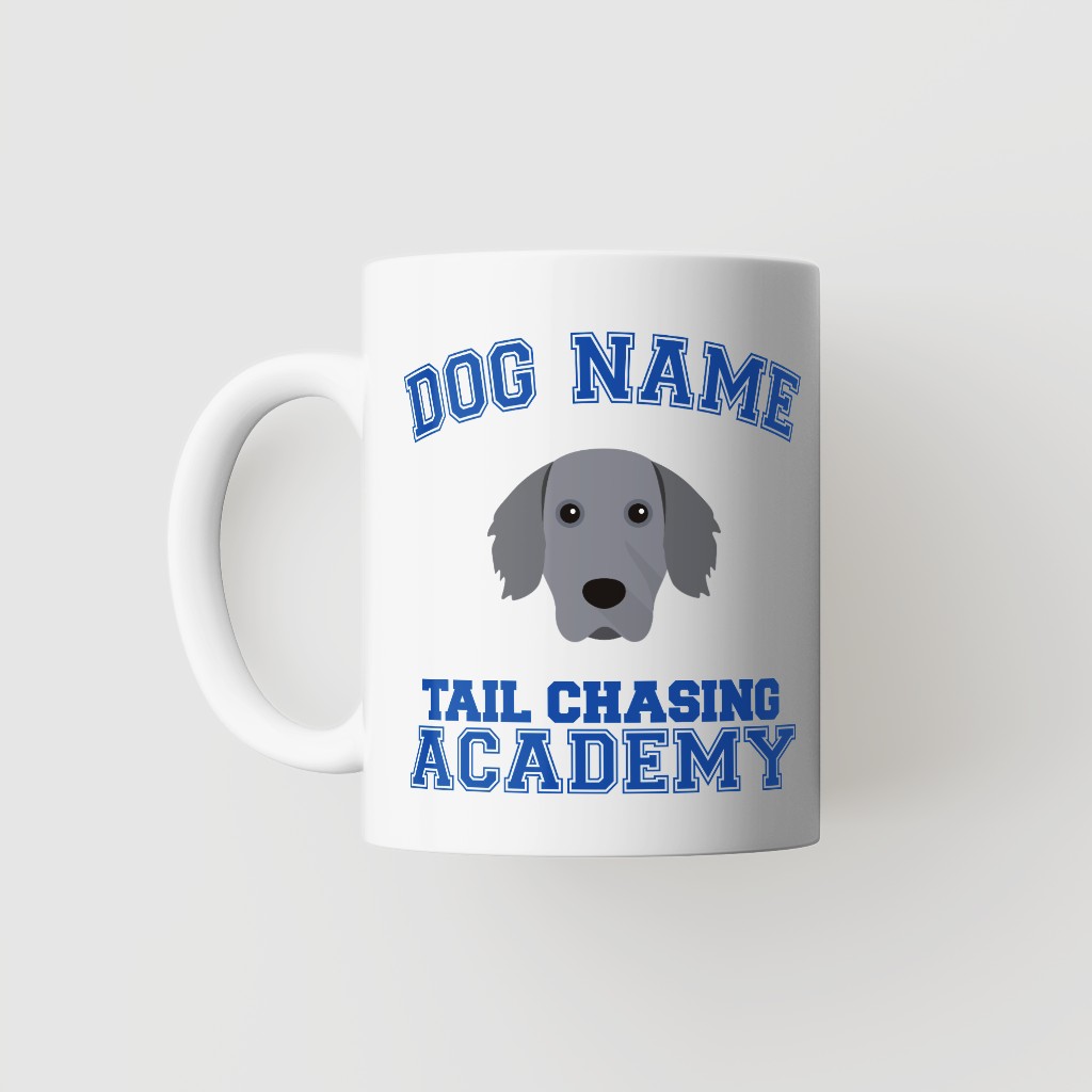 Tail Chasing Academy: Personalized {breedFullName} Mug