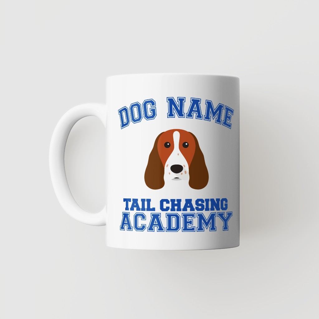 Tail Chasing Academy: Personalized {breedFullName} Mug