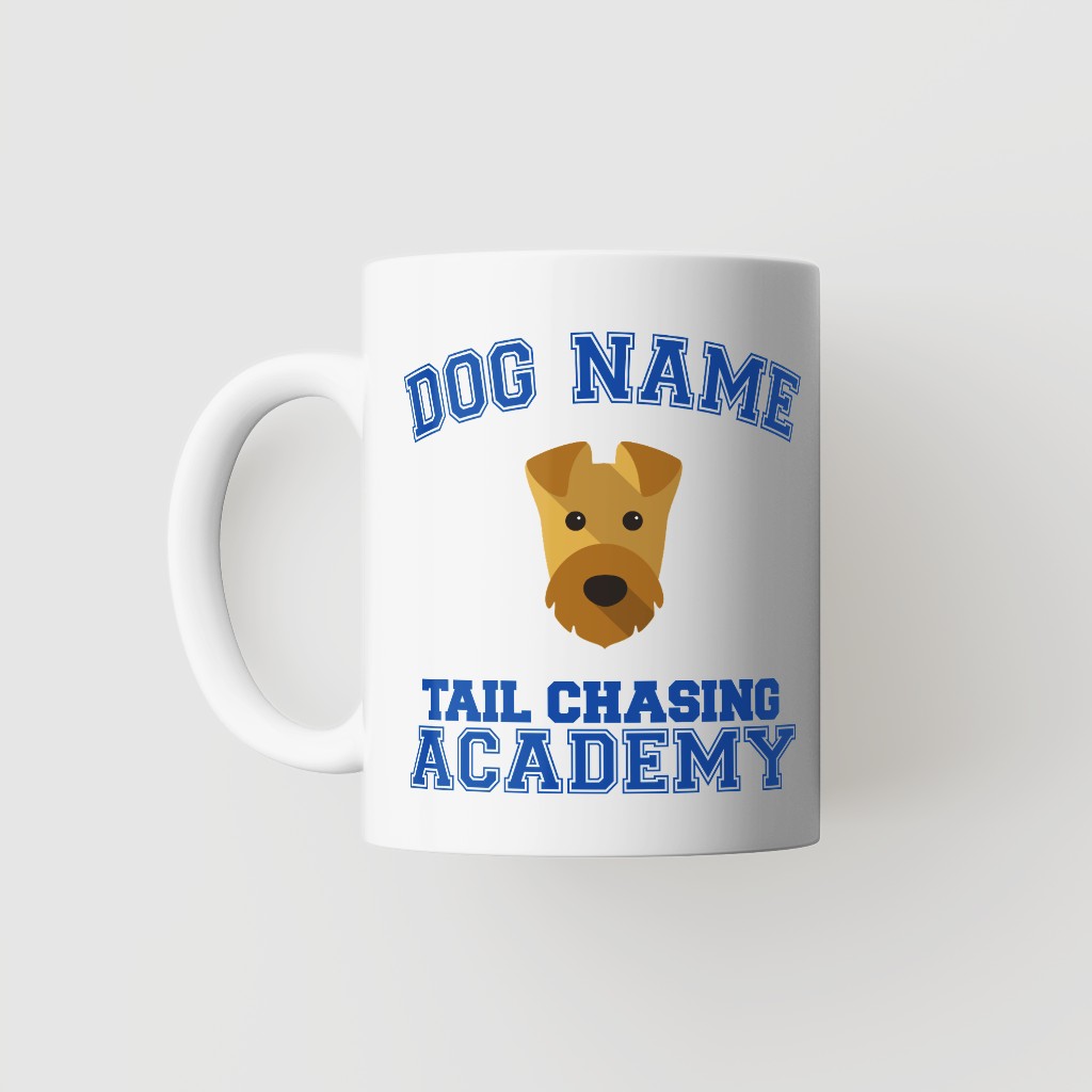 Tail Chasing Academy: Personalised {breedFullName} Mug
