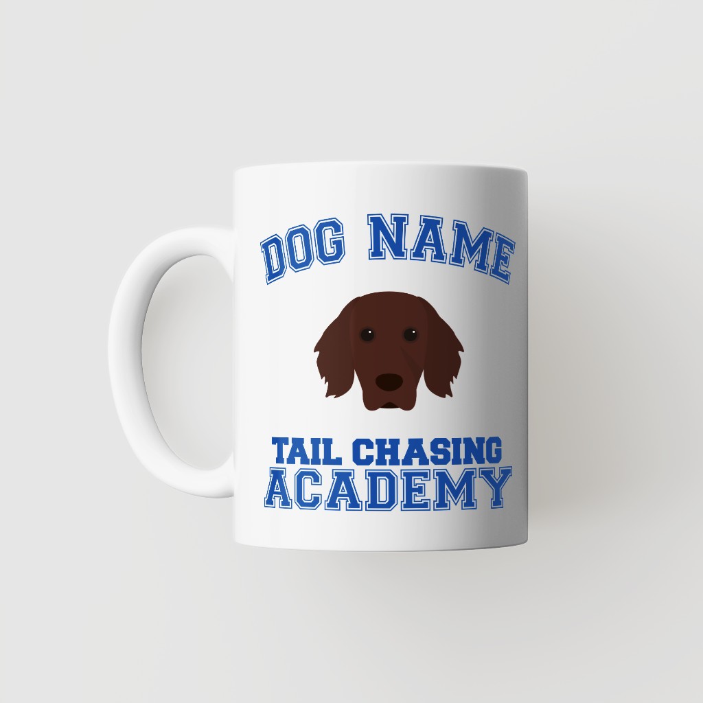 Tail Chasing Academy: Personalized {breedFullName} Mug