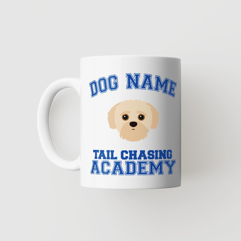 Tail Chasing Academy: Personalized {breedFullName} Mug