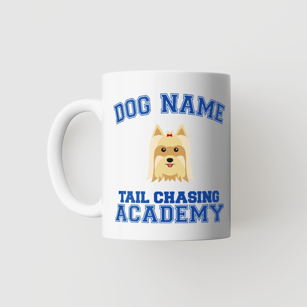 Tail Chasing Academy: Personalized {breedFullName} Mug
