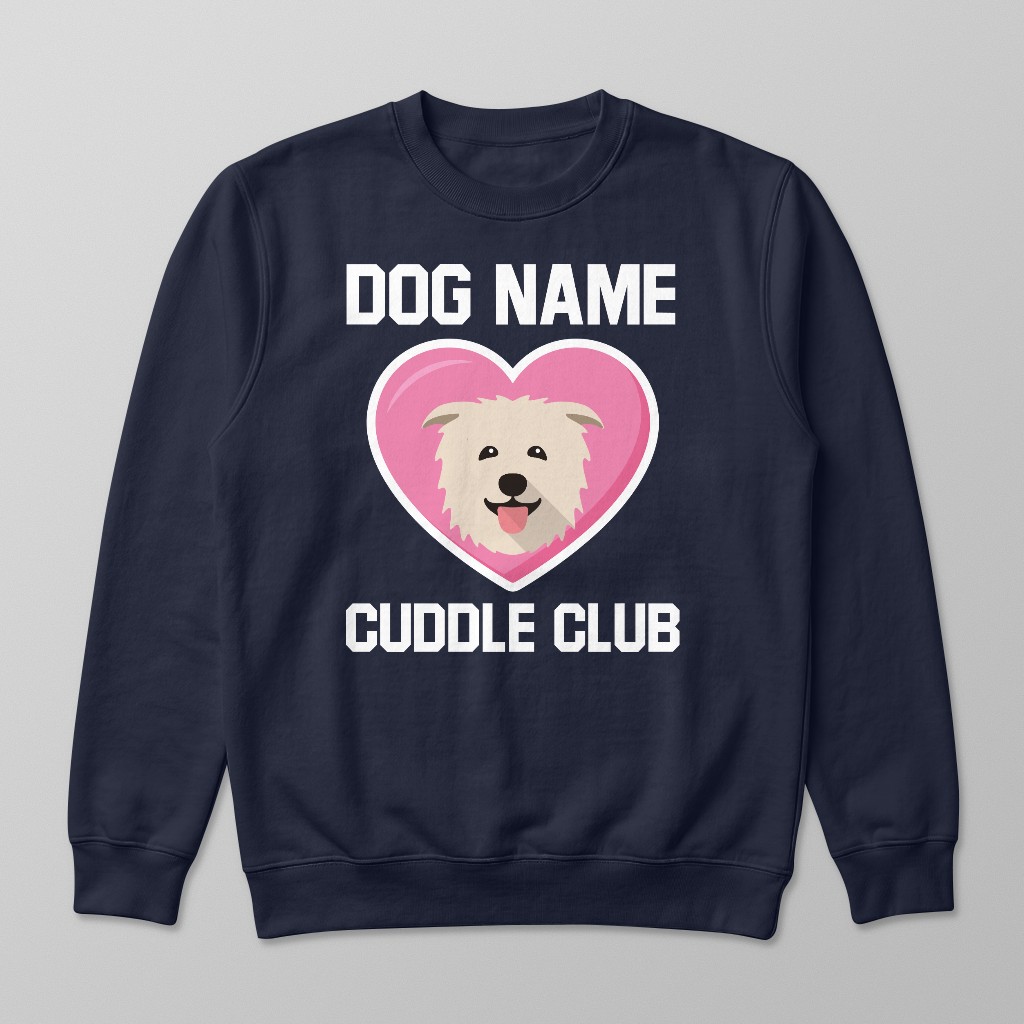 Cuddle Club: Personalized {breedFullName} Sweatshirt