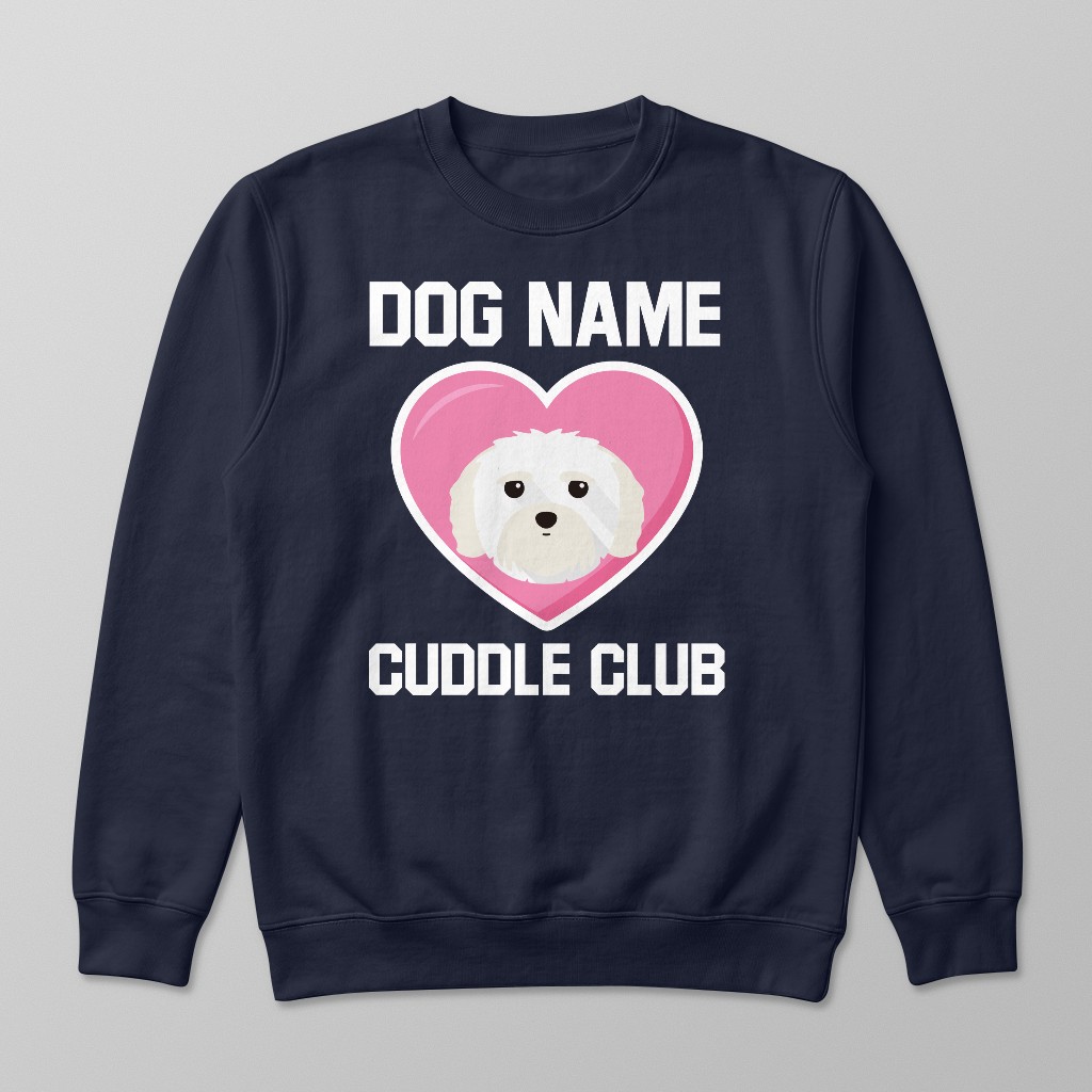 Cuddle Club: Personalized {breedFullName} Sweatshirt