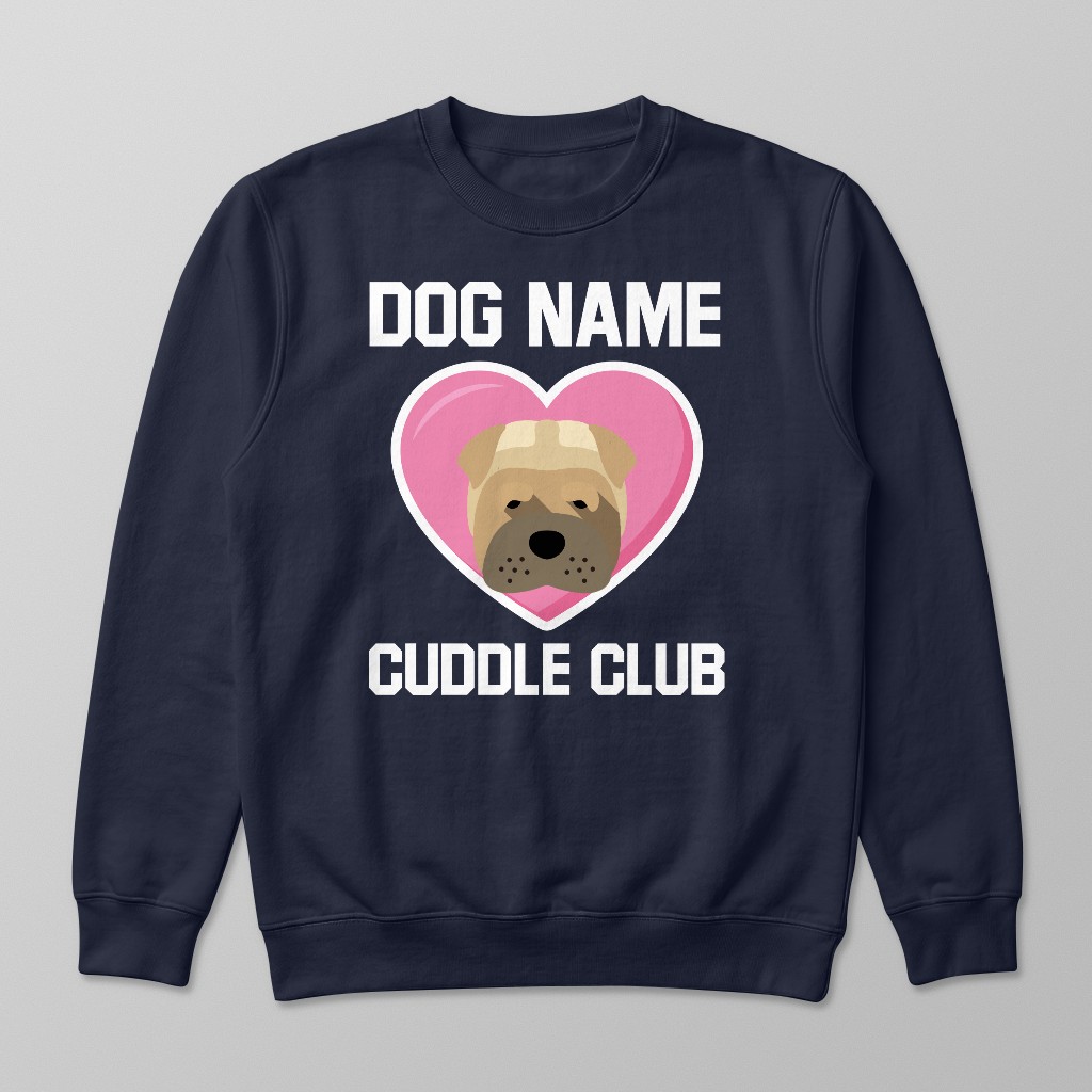 Cuddle Club: Personalized {breedFullName} Sweatshirt