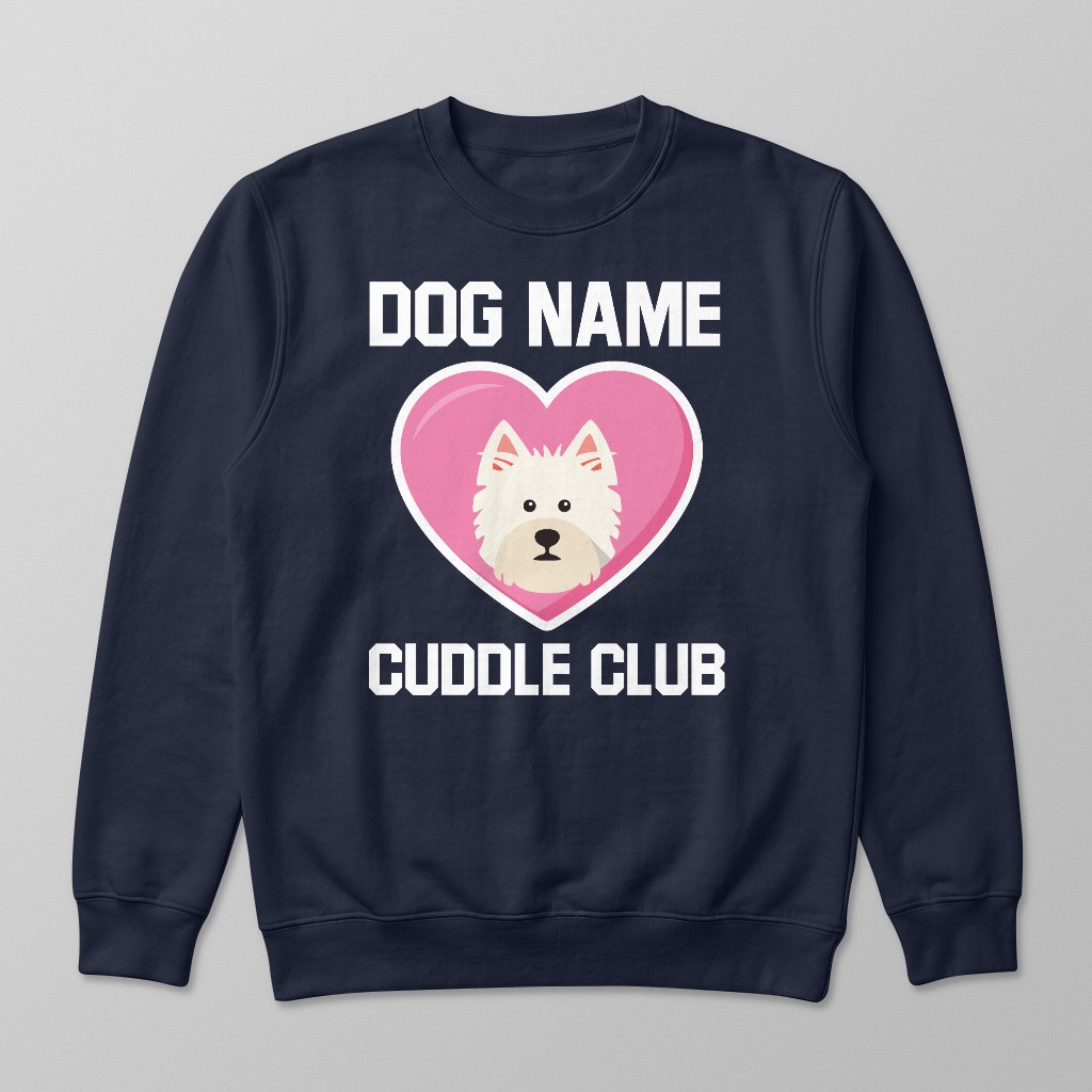 Cuddle Club: Personalized {breedFullName} Sweatshirt