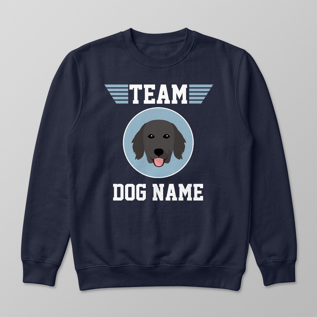 Personalized Flat-Coated Retriever Sweatshirts