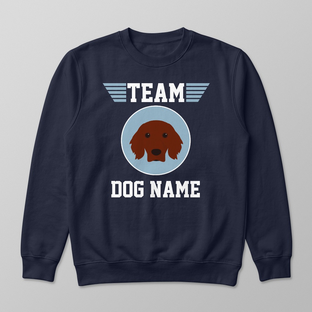 Personalized Irish Setter Sweatshirts