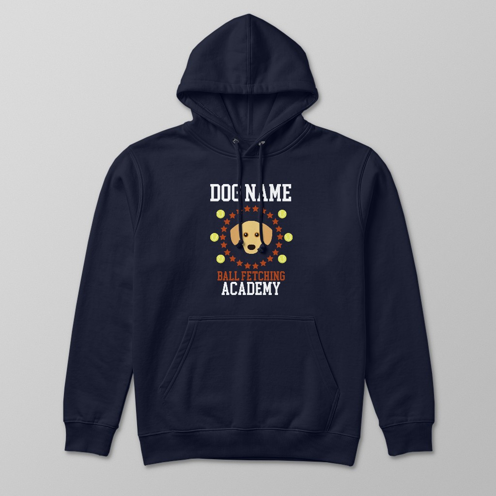 Ball Fetching Academy: Personalized {breedFullName} Hoodie