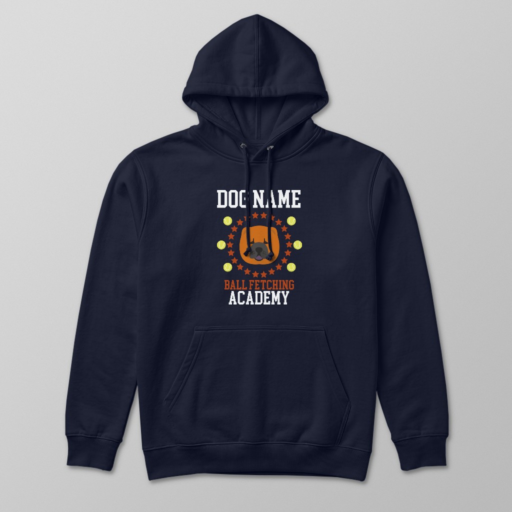 Ball Fetching Academy: Personalized {breedFullName} Hoodie
