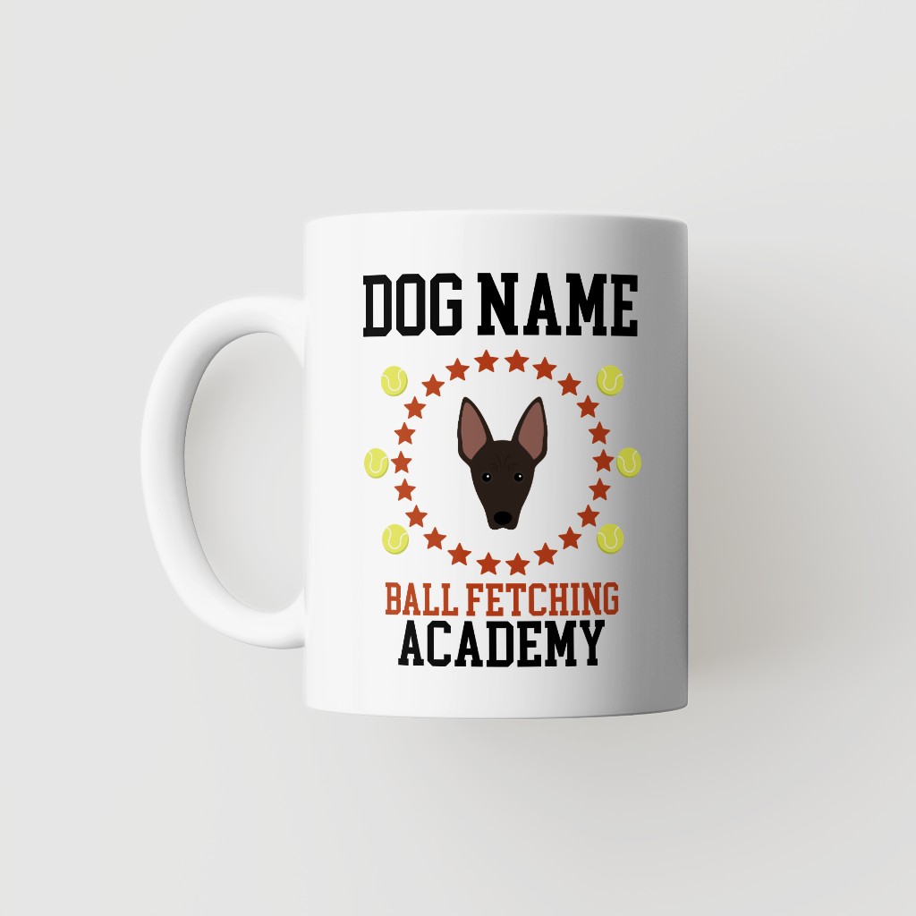 Ball Fetching Academy: Personalized {breedFullName} Mug