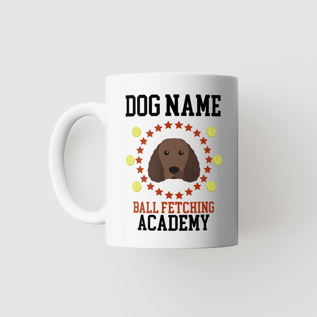 Ball Fetching Academy: Personalized {breedFullName} Mug