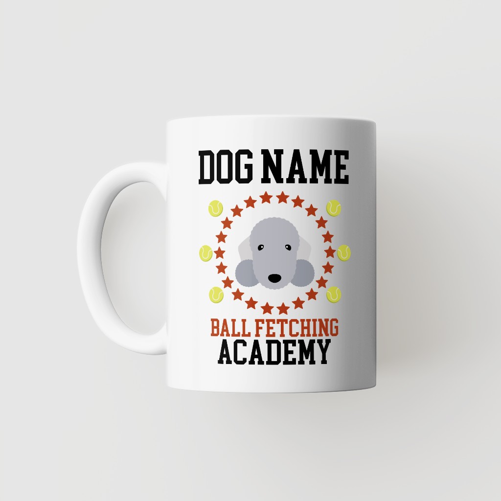 Ball Fetching Academy: Personalized {breedFullName} Mug