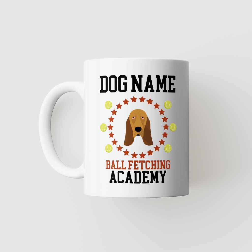 Ball Fetching Academy: Personalized {breedFullName} Mug