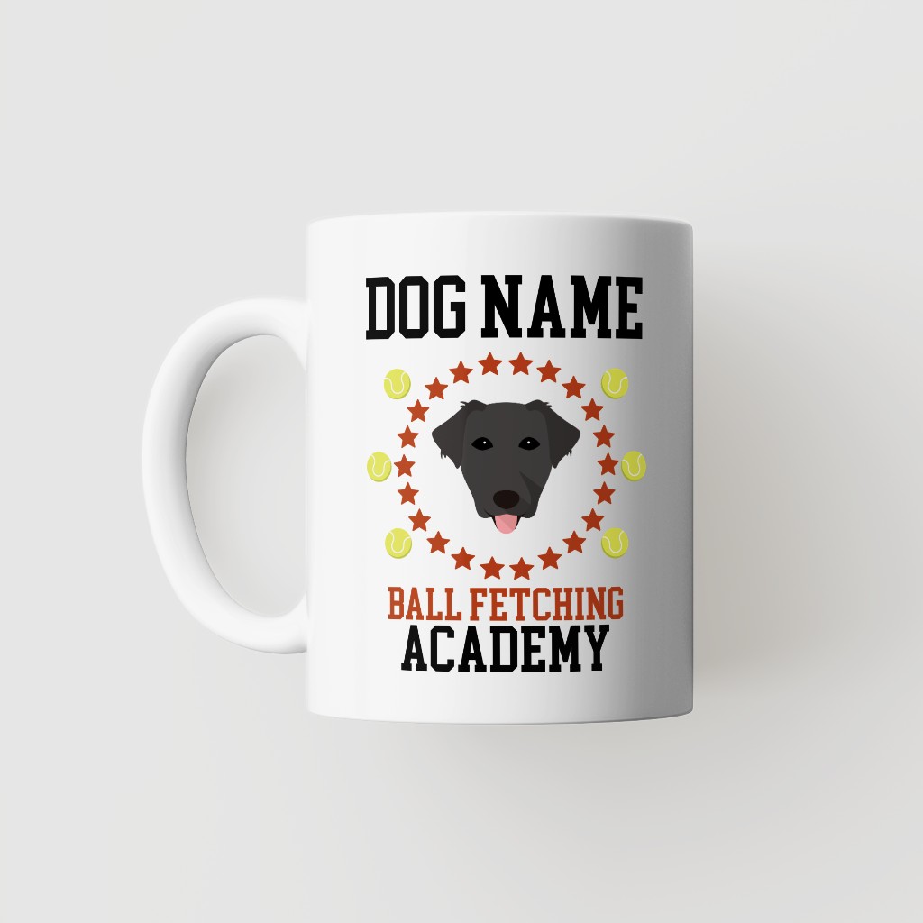 Ball Fetching Academy: Personalized {breedFullName} Mug