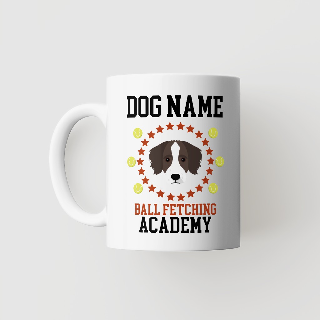 Ball Fetching Academy: Personalized {breedFullName} Mug