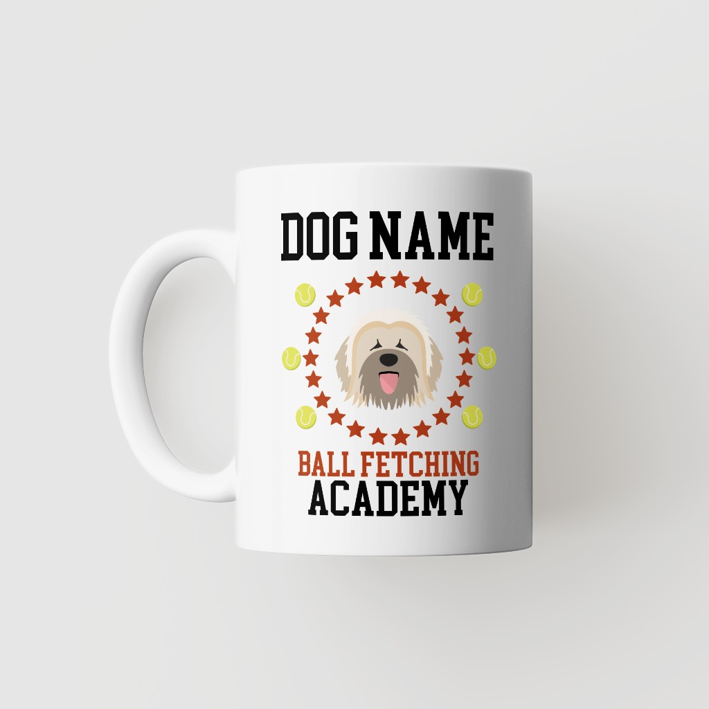Ball Fetching Academy: Personalized {breedFullName} Mug