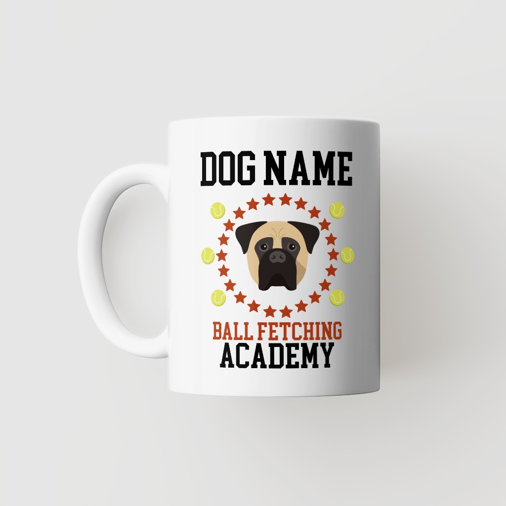 Ball Fetching Academy: Personalized {breedFullName} Mug