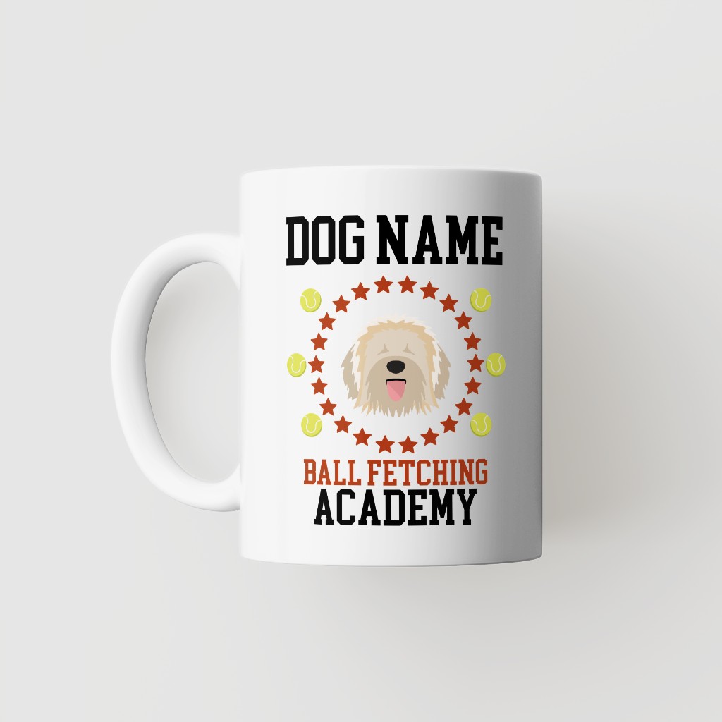 Ball Fetching Academy: Personalized {breedFullName} Mug