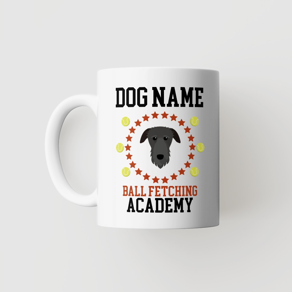 Ball Fetching Academy: Personalized {breedFullName} Mug