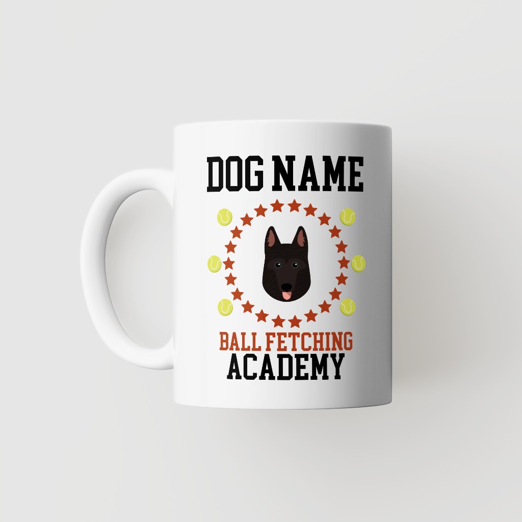 Ball Fetching Academy: Personalized {breedFullName} Mug