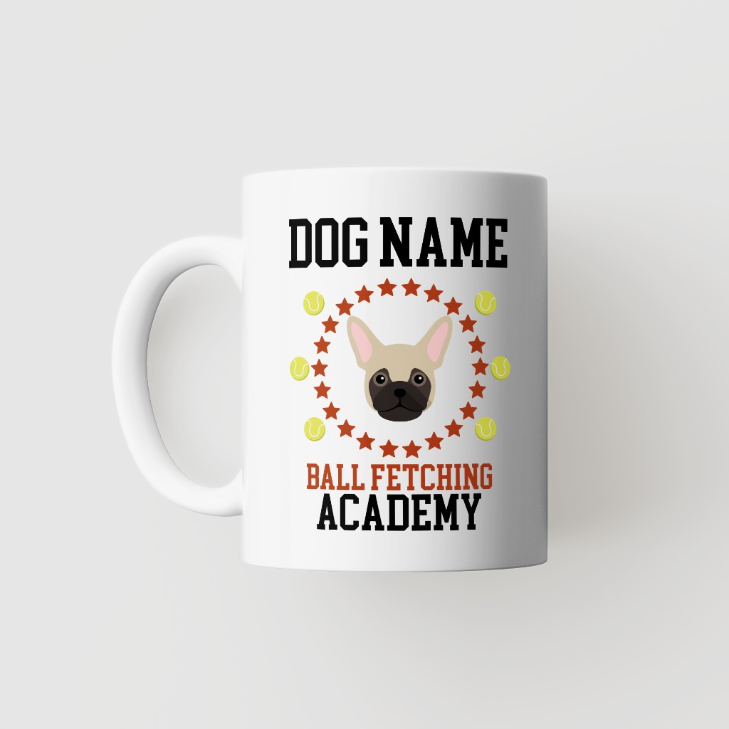 Ball Fetching Academy: Personalized {breedFullName} Mug