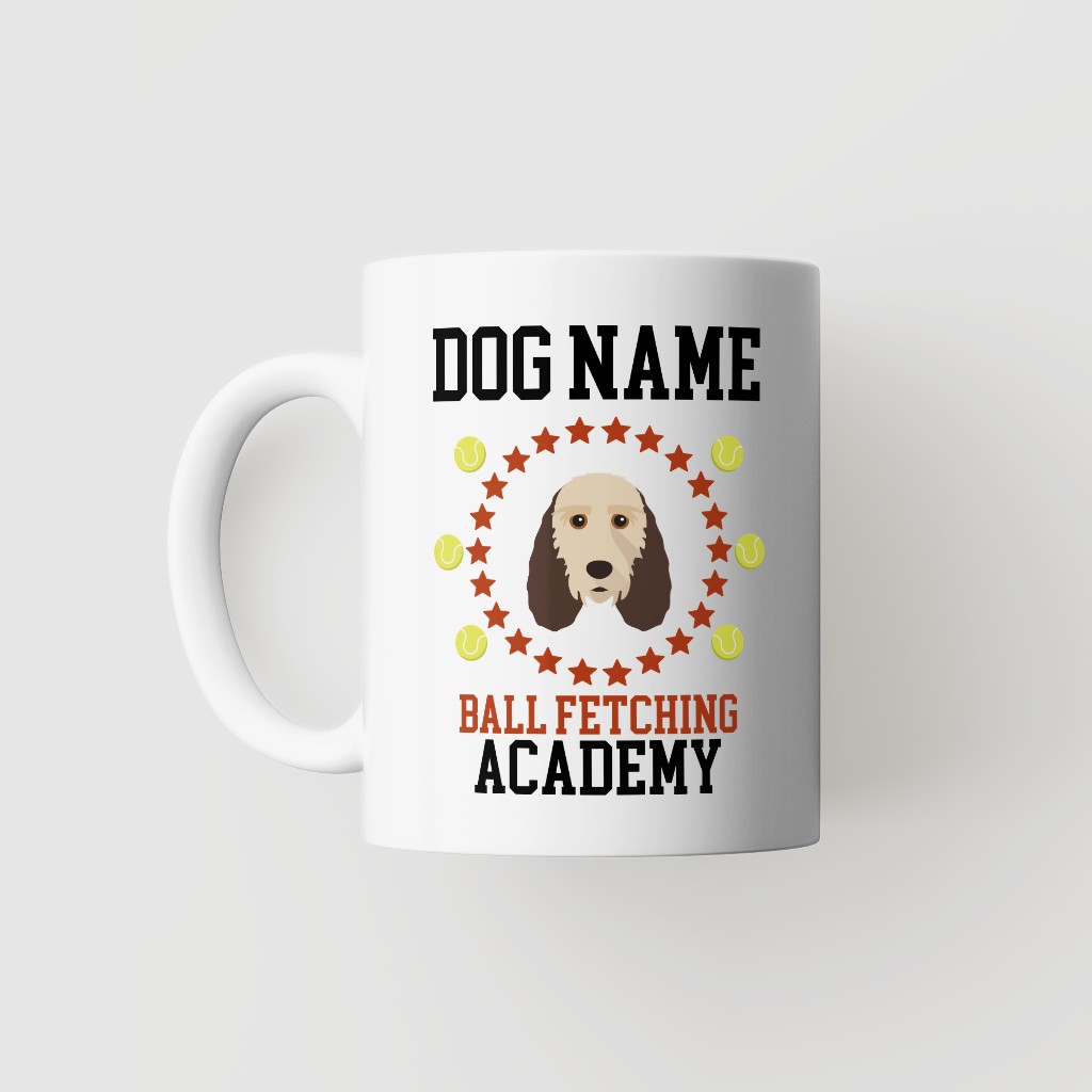 Ball Fetching Academy: Personalized {breedFullName} Mug