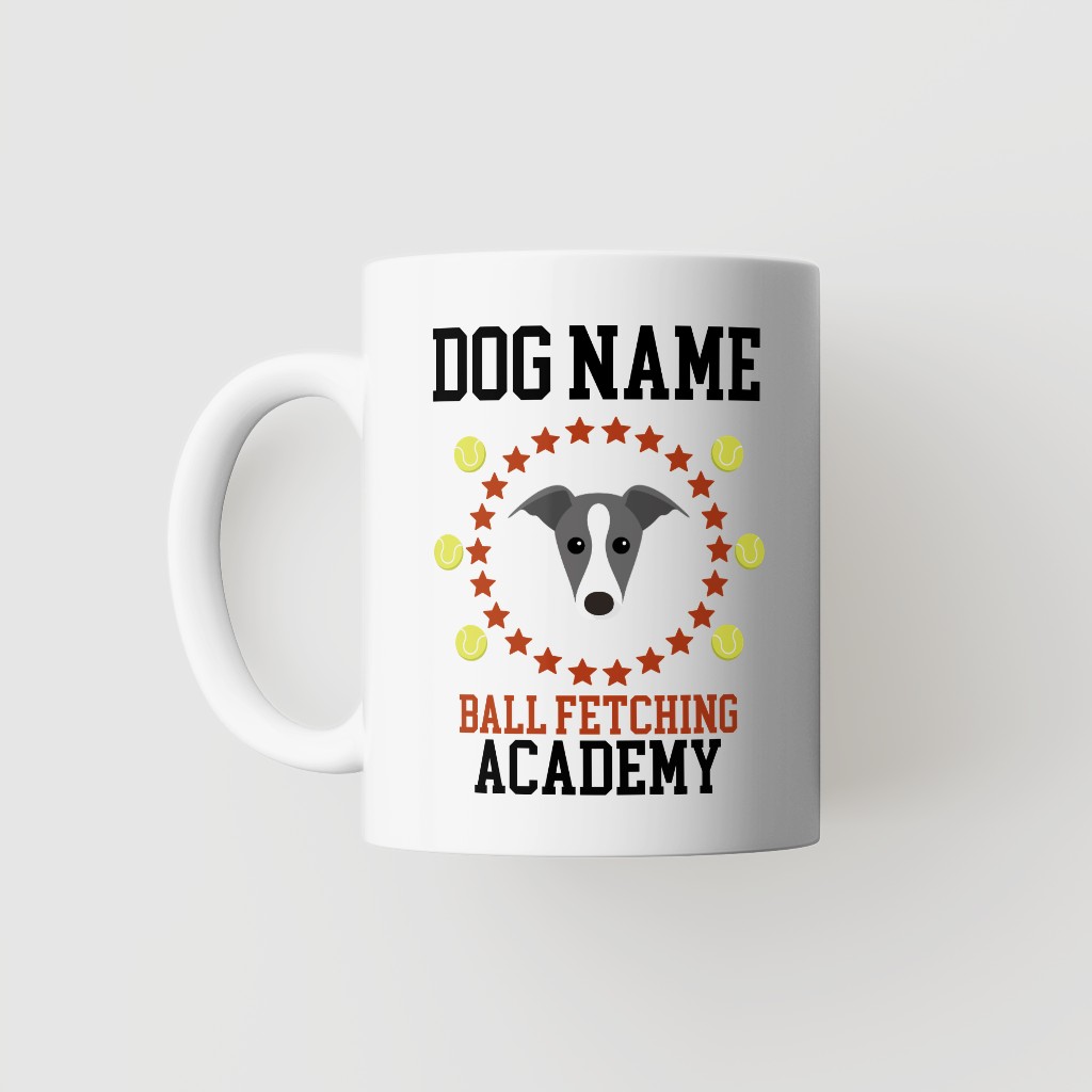 Ball Fetching Academy: Personalized {breedFullName} Mug