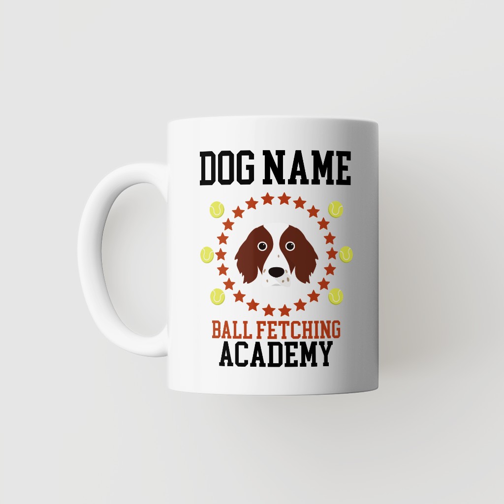 Ball Fetching Academy: Personalized {breedFullName} Mug