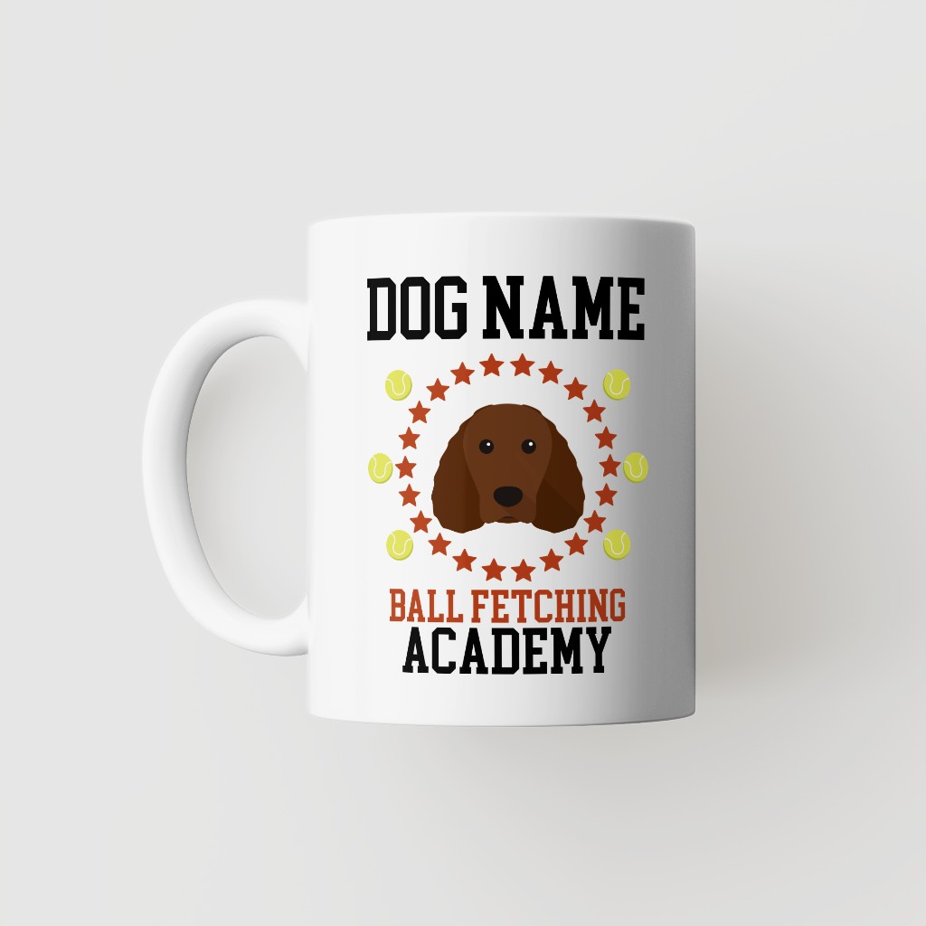 Ball Fetching Academy: Personalised {breedFullName} Mug