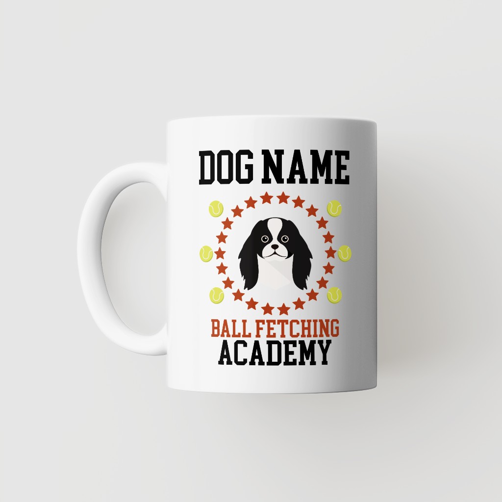 Ball Fetching Academy: Personalized {breedFullName} Mug