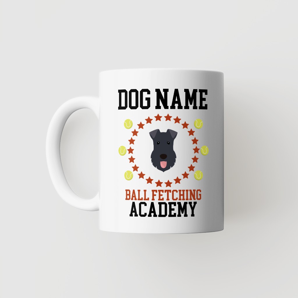 Ball Fetching Academy: Personalized {breedFullName} Mug