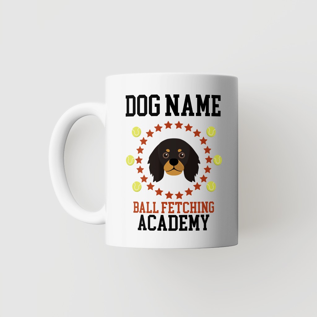 Ball Fetching Academy: Personalized {breedFullName} Mug