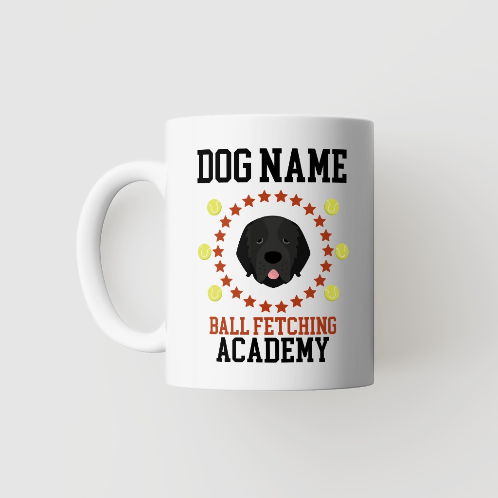 Ball Fetching Academy: Personalized {breedFullName} Mug