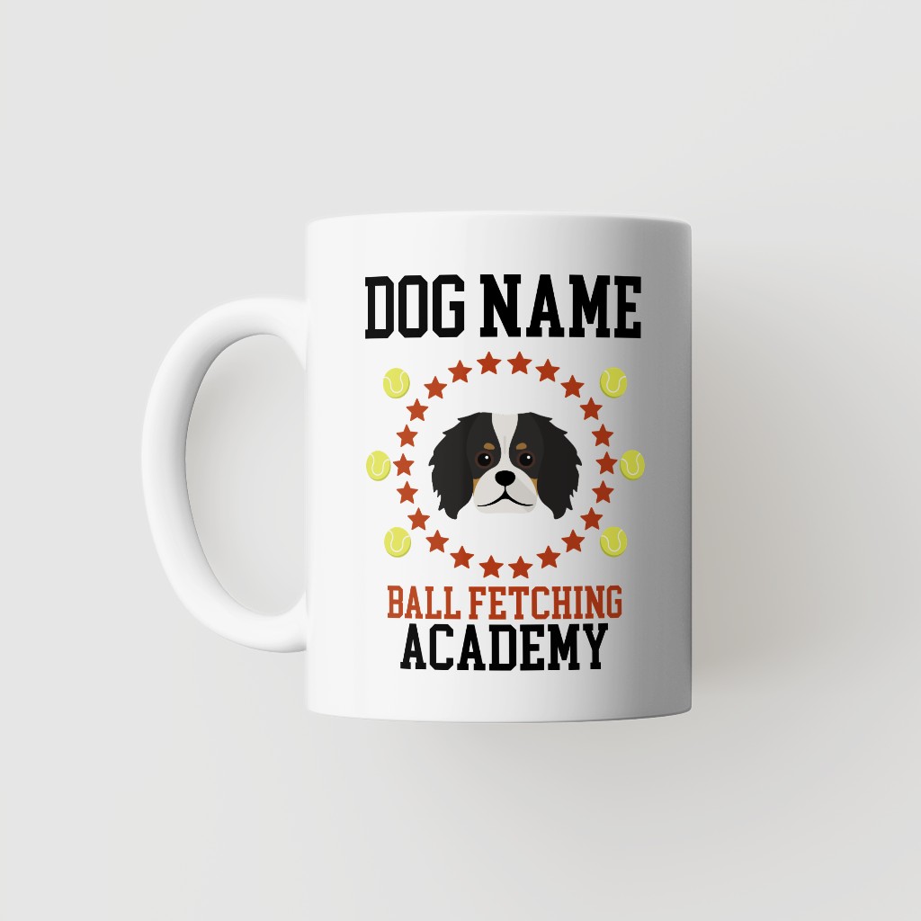 Ball Fetching Academy: Personalized {breedFullName} Mug