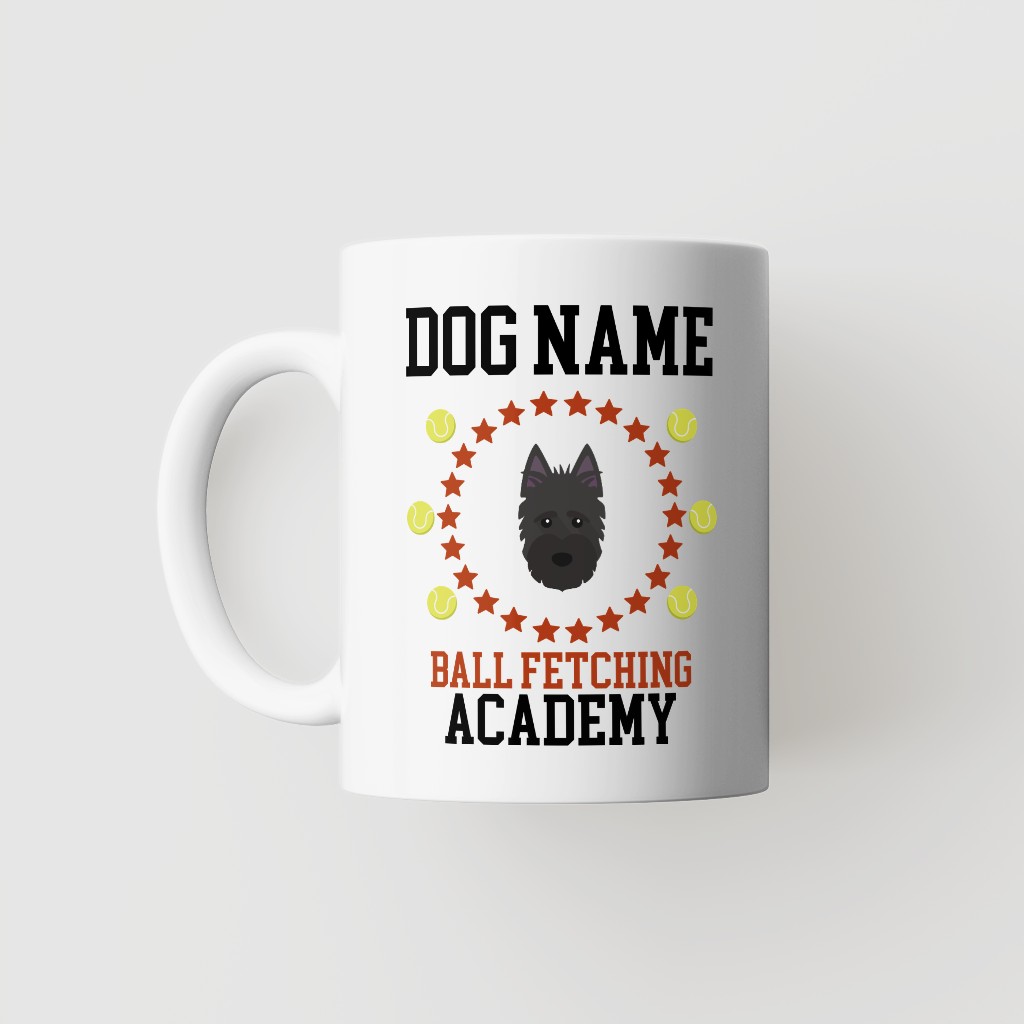 Ball Fetching Academy: Personalized {breedFullName} Mug