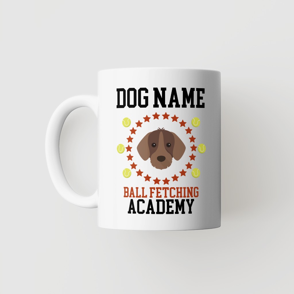 Ball Fetching Academy: Personalized {breedFullName} Mug