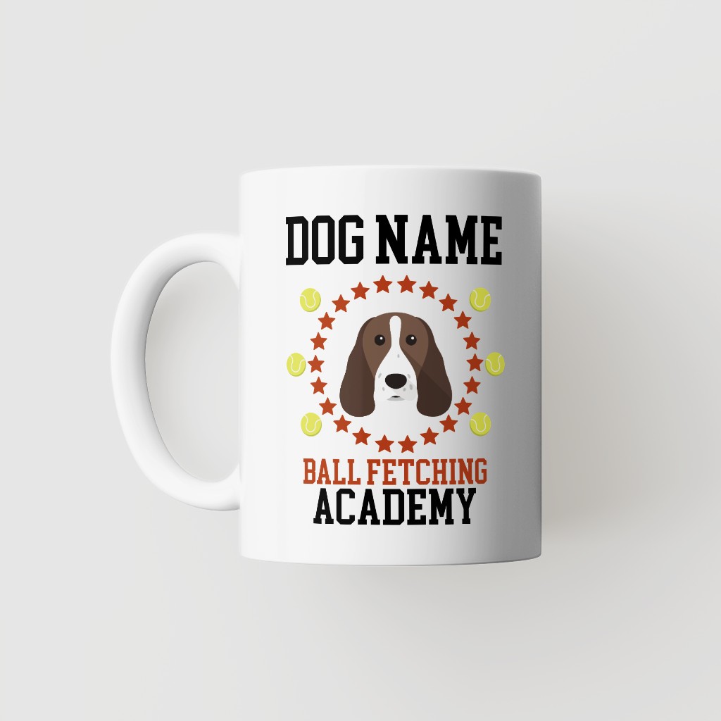 Ball Fetching Academy: Personalized {breedFullName} Mug
