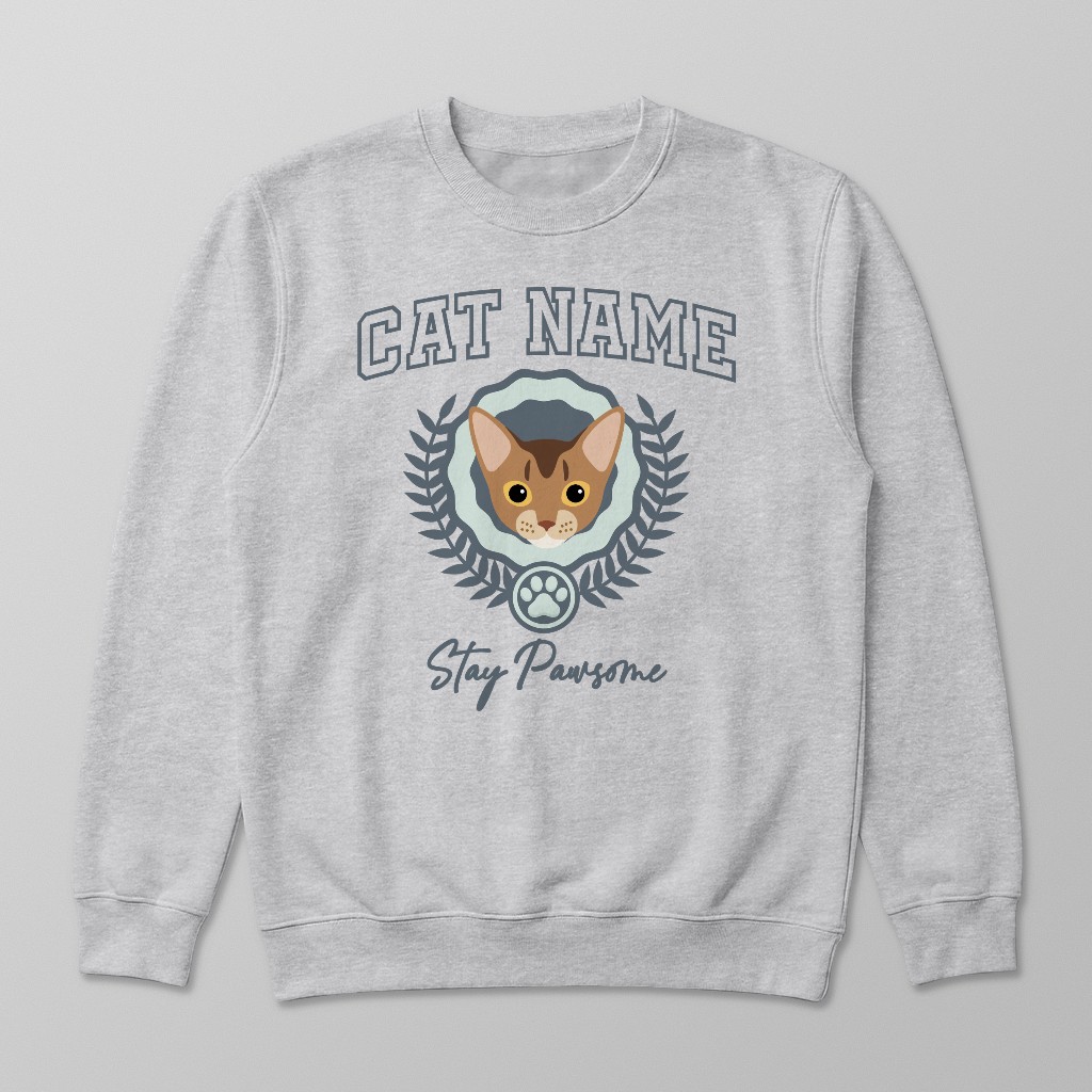 Stay Pawsome: Personalized {breedFullName} Sweatshirt