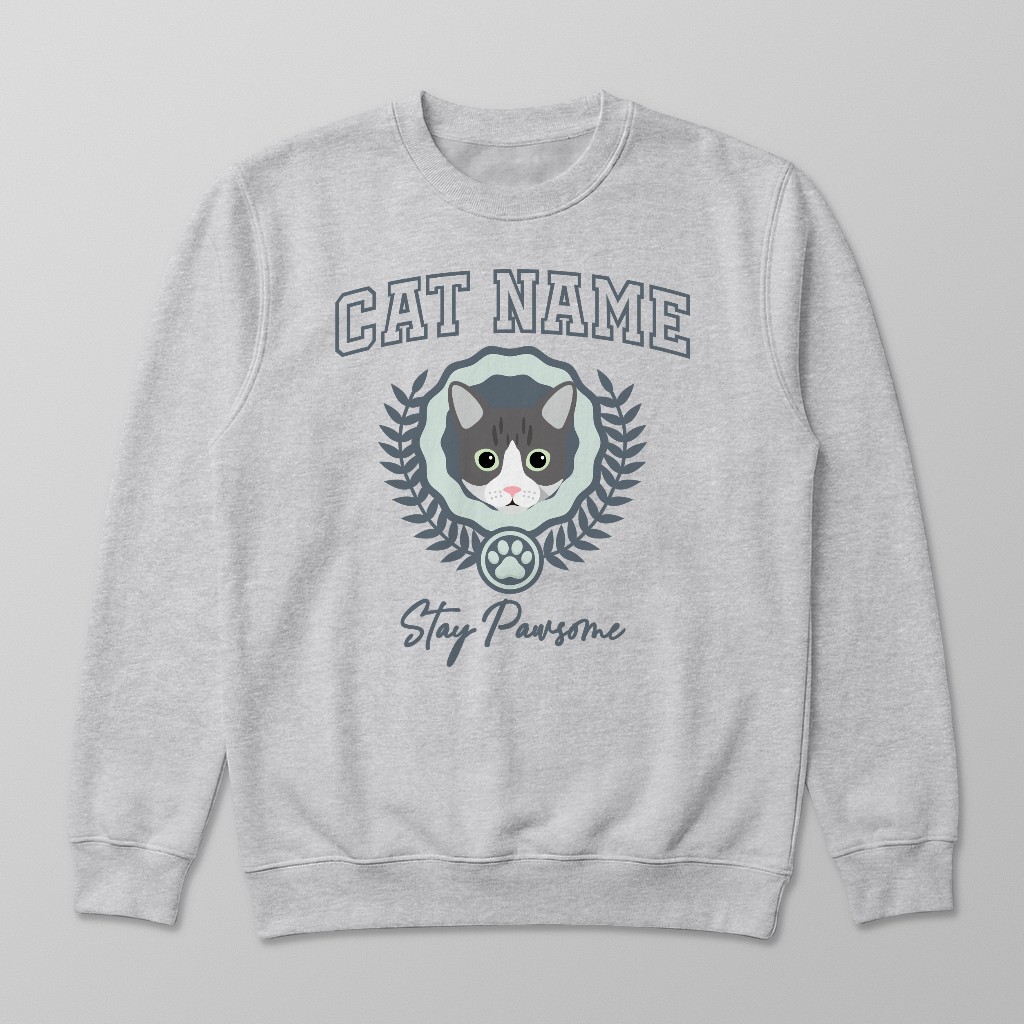 Stay Pawsome: Personalized {breedFullName} Sweatshirt