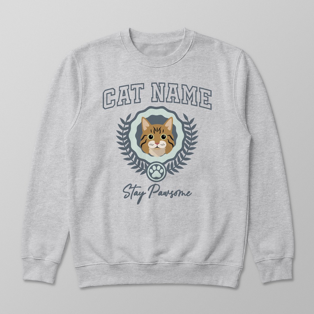 Stay Pawsome: Personalized {breedFullName} Sweatshirt