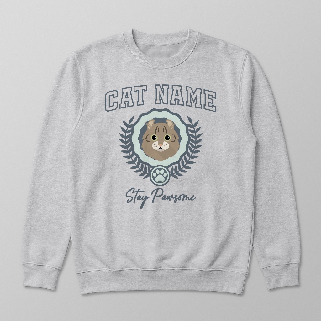 Stay Pawsome: Personalized {breedFullName} Sweatshirt