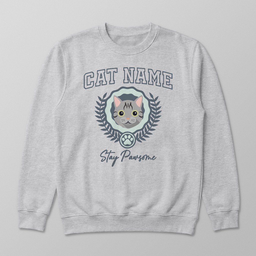 Stay Pawsome: Personalized {breedFullName} Sweatshirt