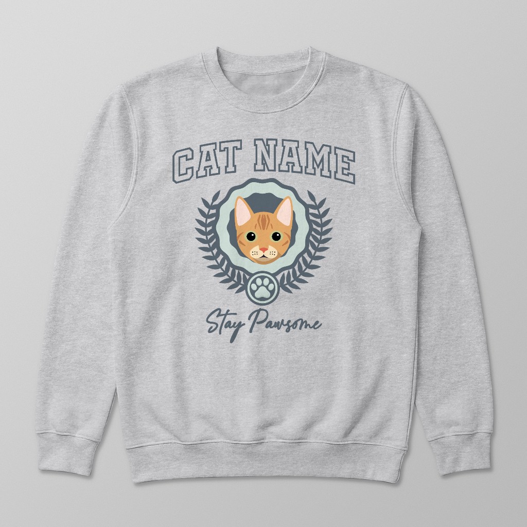 Stay Pawsome: Personalized {breedFullName} Sweatshirt