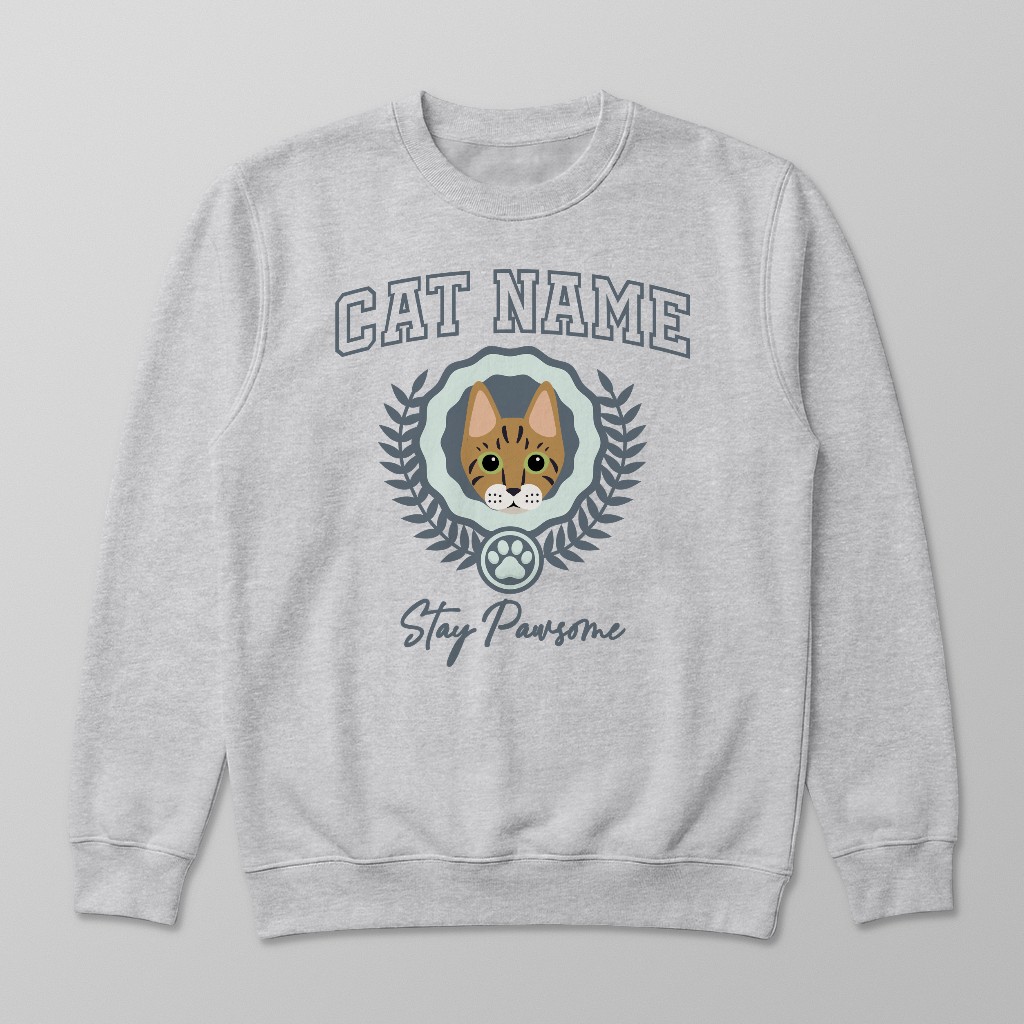 Stay Pawsome: Personalized {breedFullName} Sweatshirt